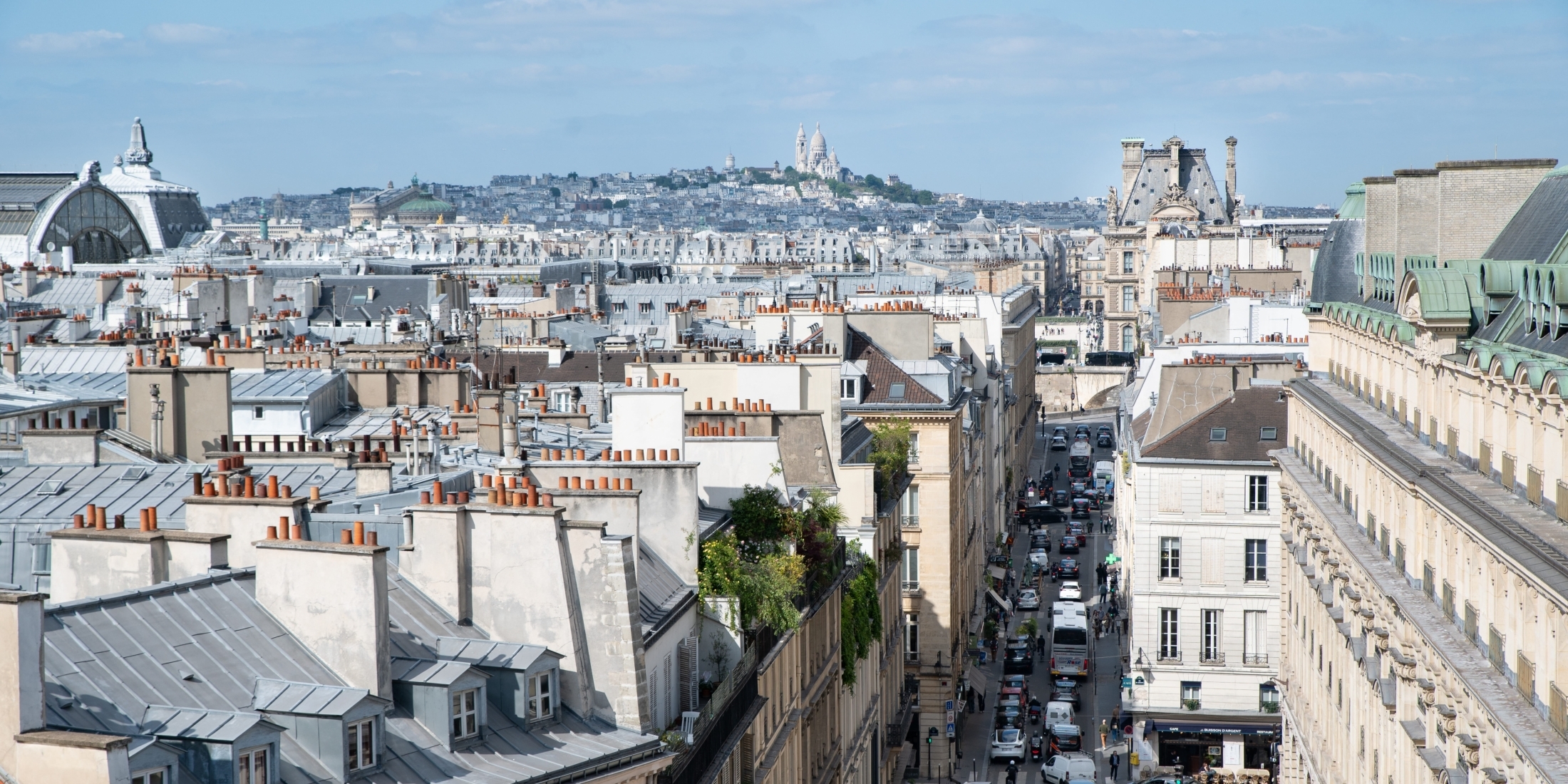 Paris view from the balcony &mdash; H&ocirc;tel Pont Royal